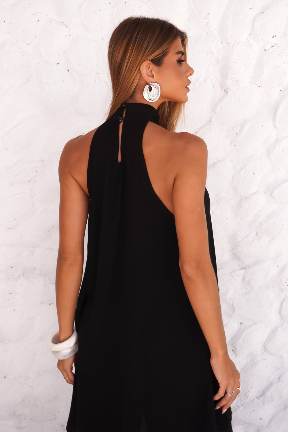 CONJUNTO CALÇA RETA + BLUSA CREPE GOLA ALTA