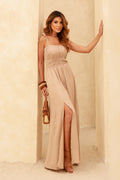 VESTIDO LONGO ALÇAS LAÇO