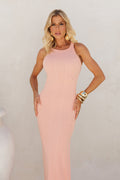 VESTIDO MIDI FENDA ISA