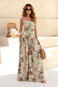VESTIDO LONGO FLORAL MAXI
