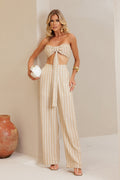 CONJUNTO TOP + CALÇA STRIPE LISTRADO