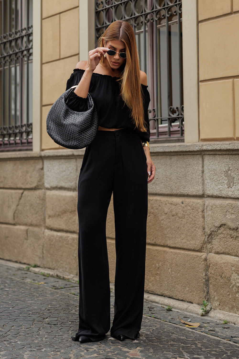 CONJUNTO BLUSA + CALÇA CREPE ZAYN