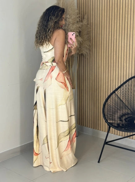 Macacão Pantalona Estampado