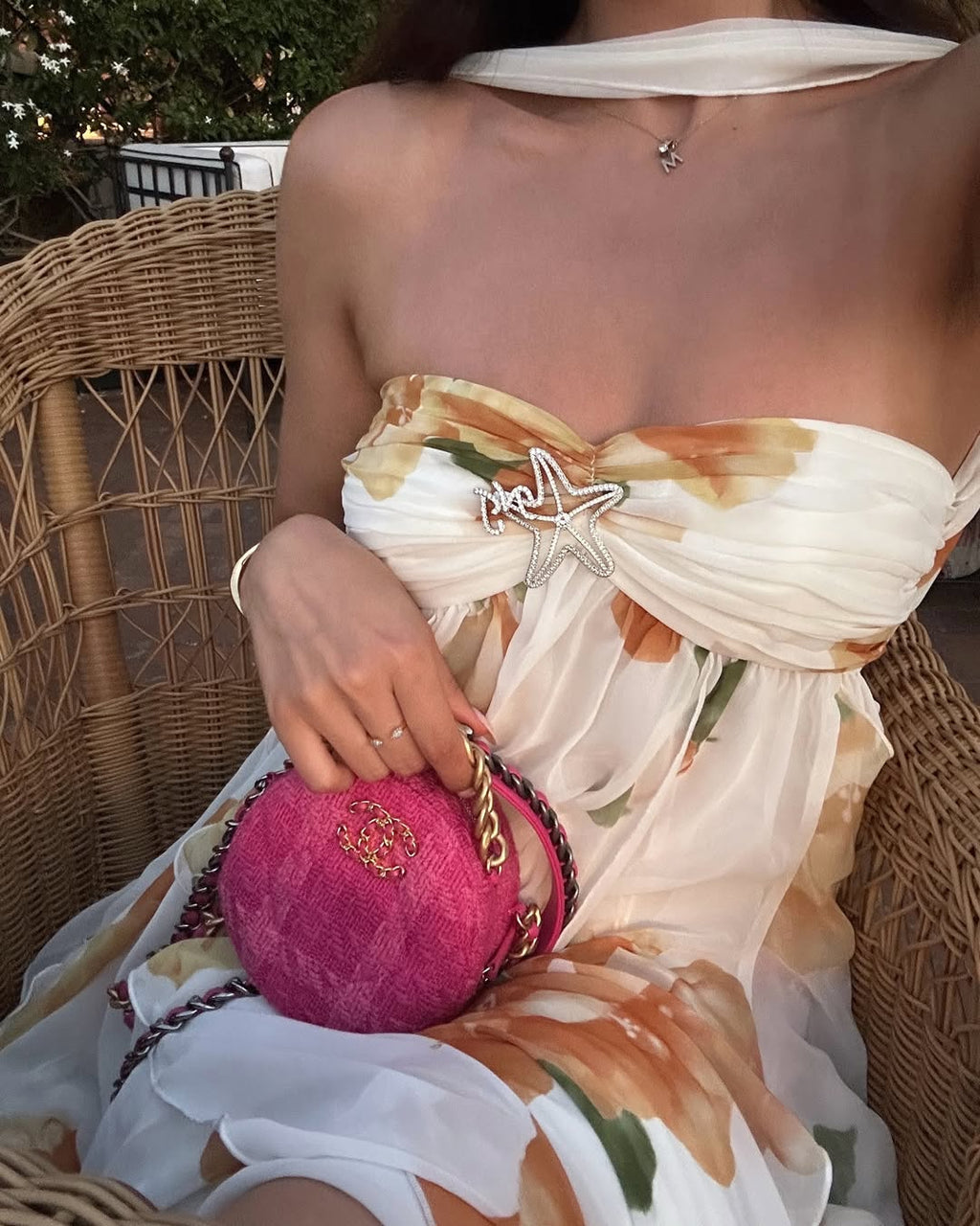 Vestido Longo Floral Fluido