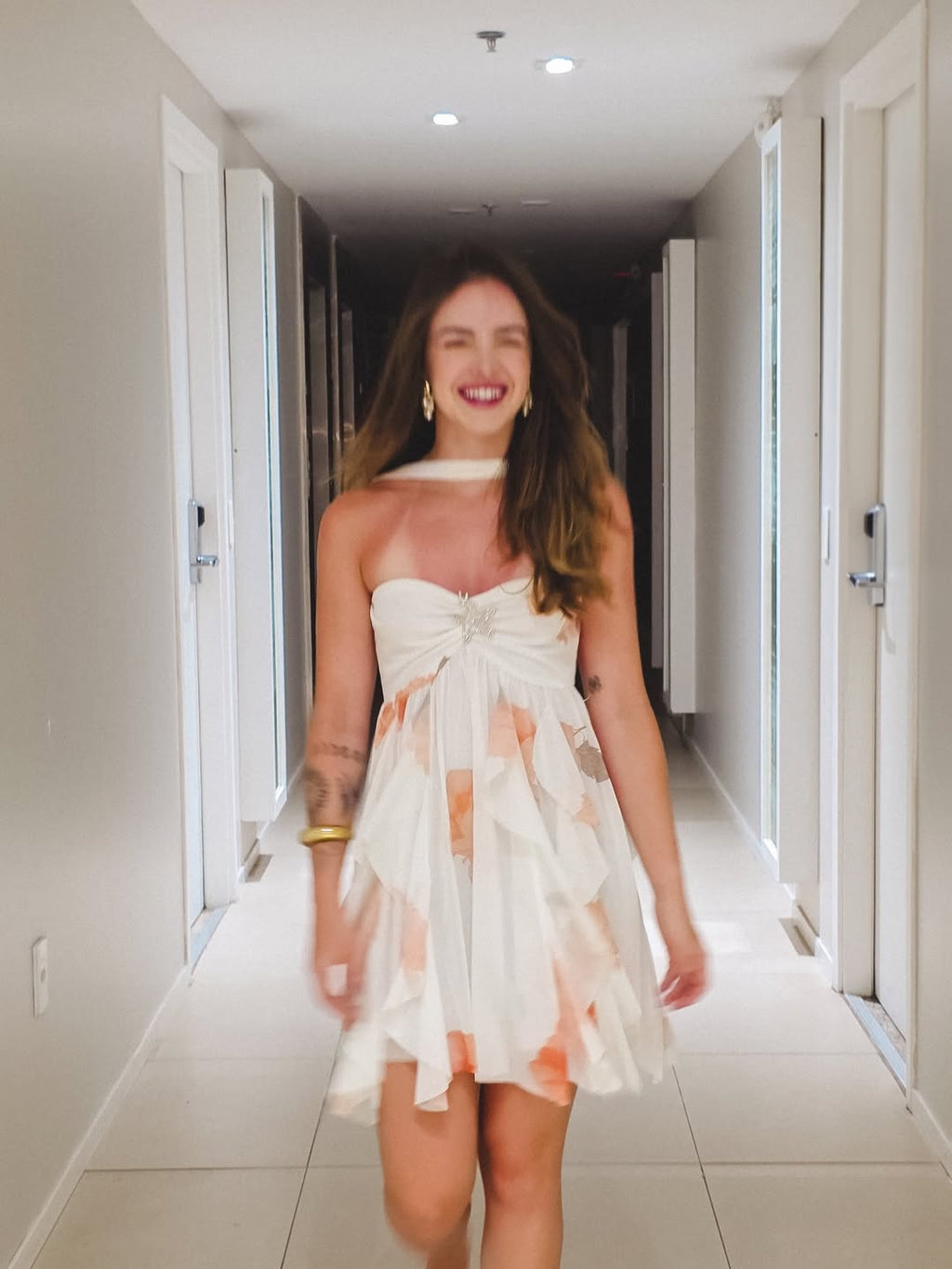 Vestido Curto Floral