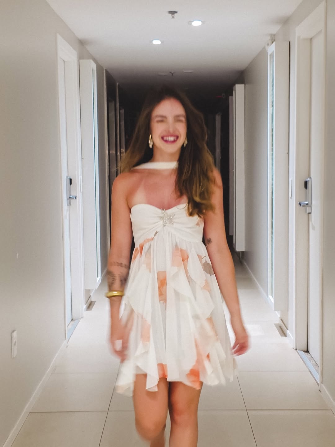 Vestido Curto Floral